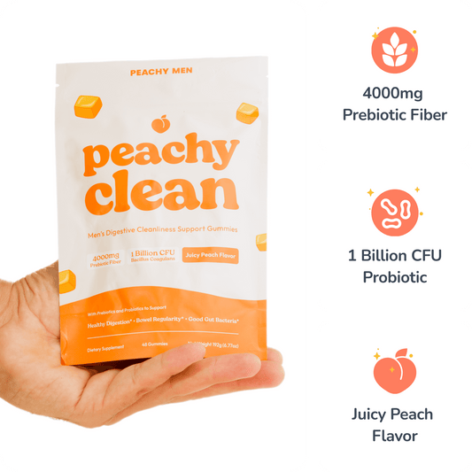 Peachy Clean Sugar-Free Pre+Probiotic Fiber Gummies