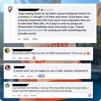 Peachy Clean Sugar-Free Pre+Probiotic Fiber Gummies